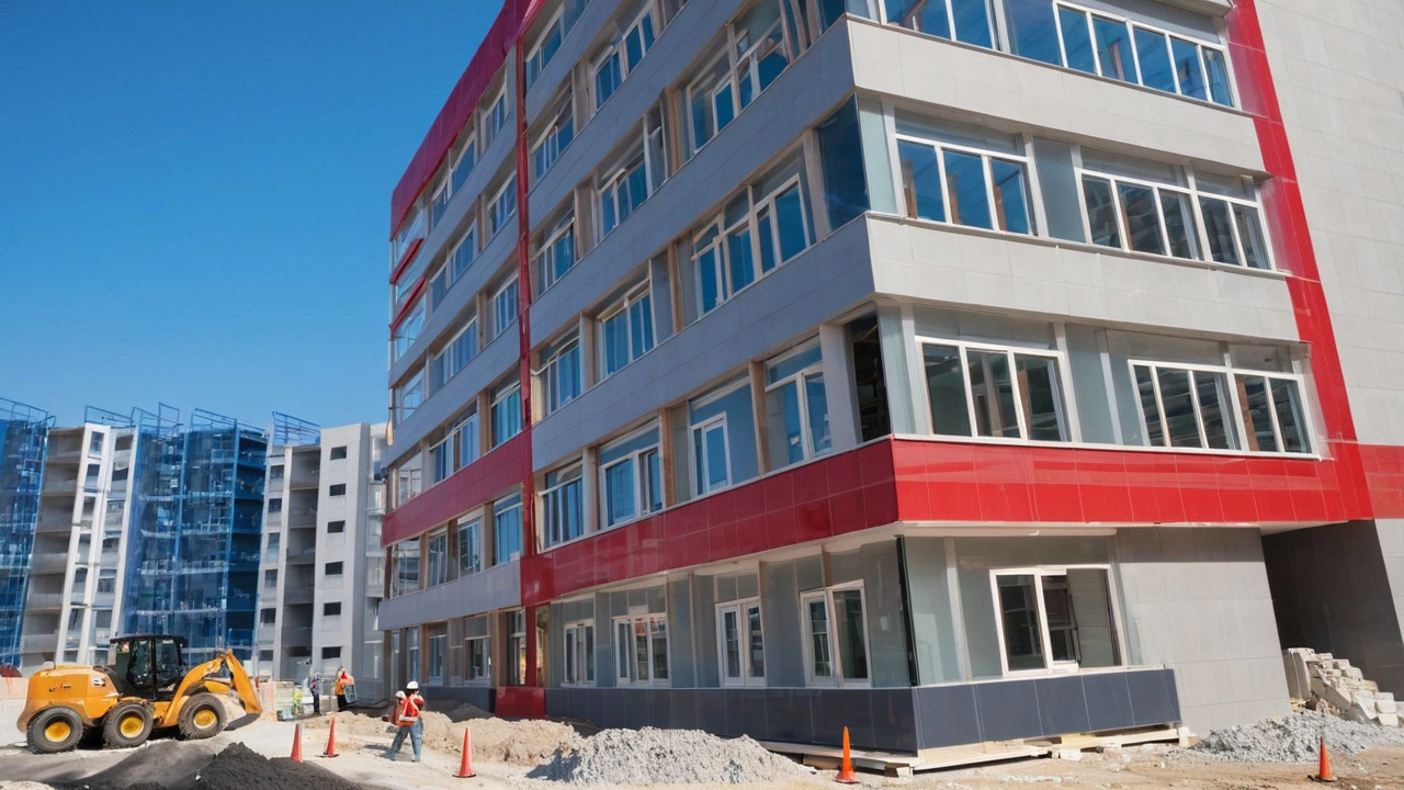 Строительство новой поликлиники в Мурино: работа кипит с участием 35 рабочих