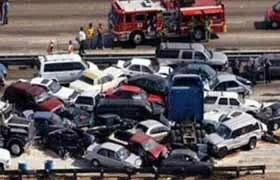 Крупная авария в Китае – пострадали 100 автомобилей